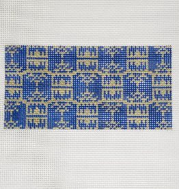 Canvas NAVY/GOLD PAGODA INSERT  AF111I    3X6"