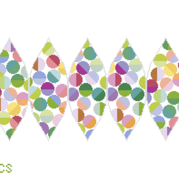 Canvas LULU BEADS 3-D PUMPKIN  3D45  8X20"