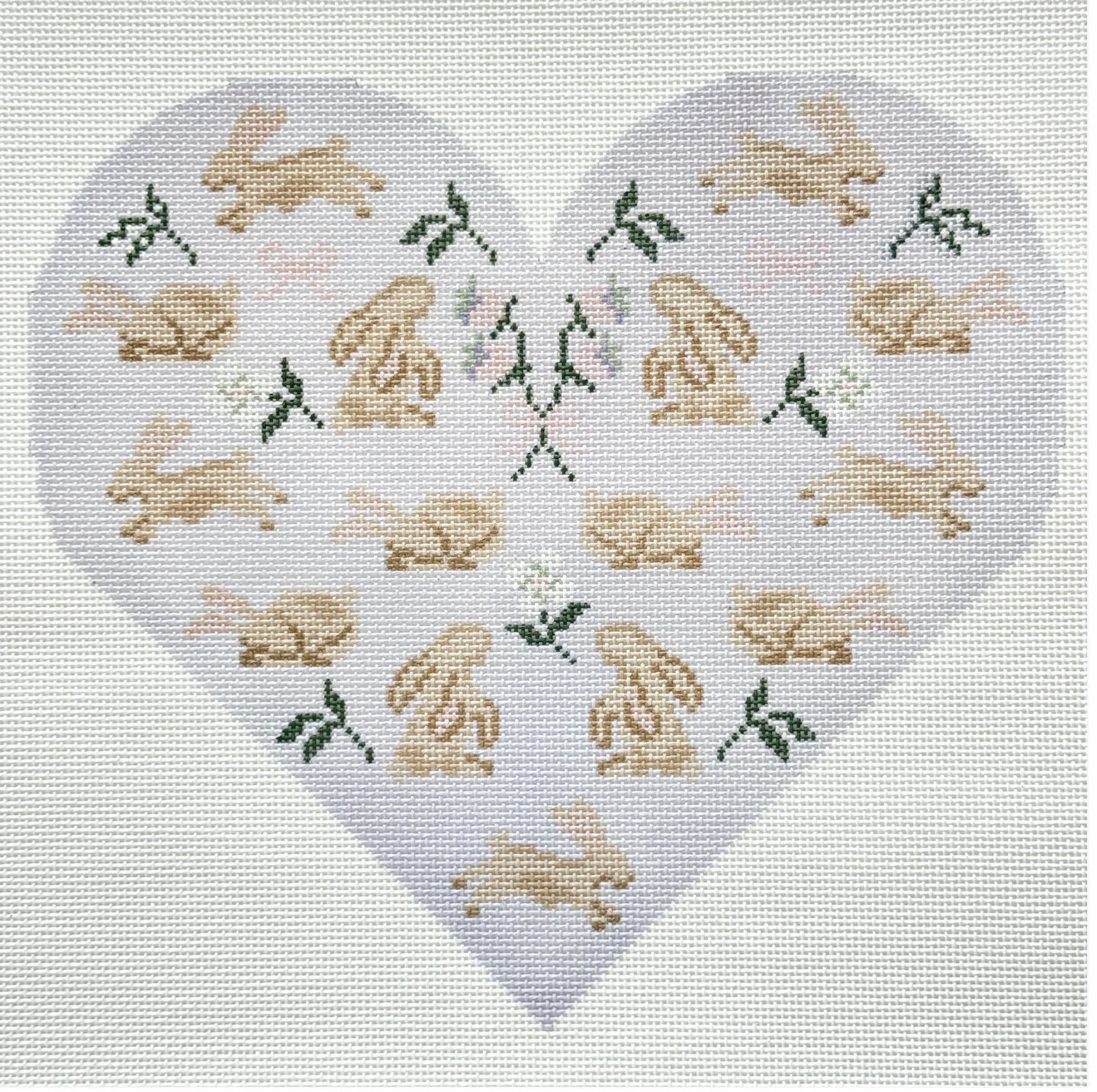 Canvas LOVE BUNNY PILLOW  11X11"