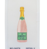 Canvas CHEERS CHAMPAGNE BOTTLE  2087B  2X6.5"