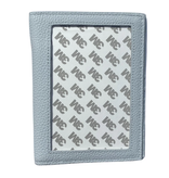 Accessories PASSPORT COVER - SELF FINISHING - PEBBLE LEATHER ICE BLUE