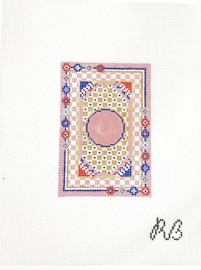 Canvas ROSA  PASSPORT COVER INSERT  3X4.5"