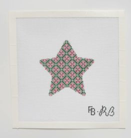 Canvas TRELLIS BLOOM STAR  4" SQUARE