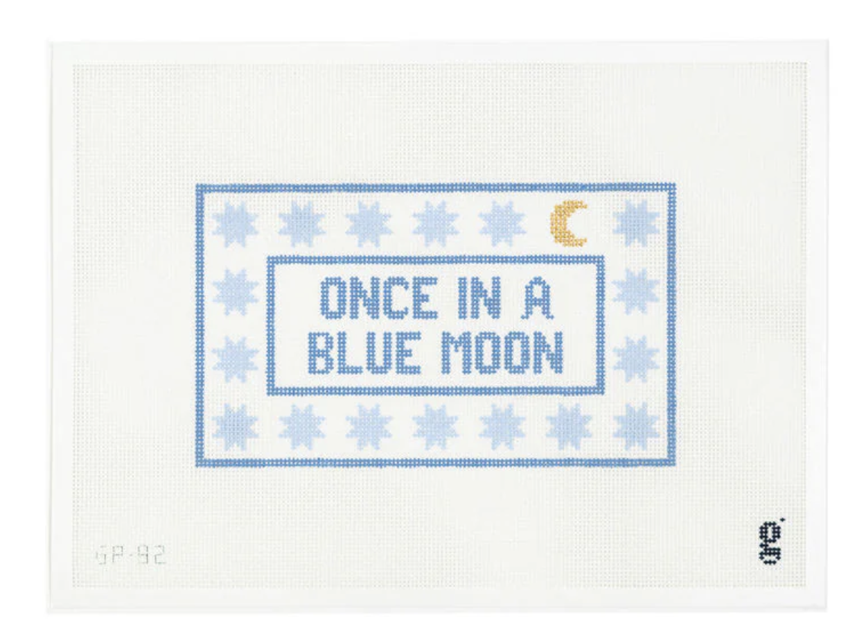 Canvas ONCE IN A BLUE MOON  GP92  5x8.7"