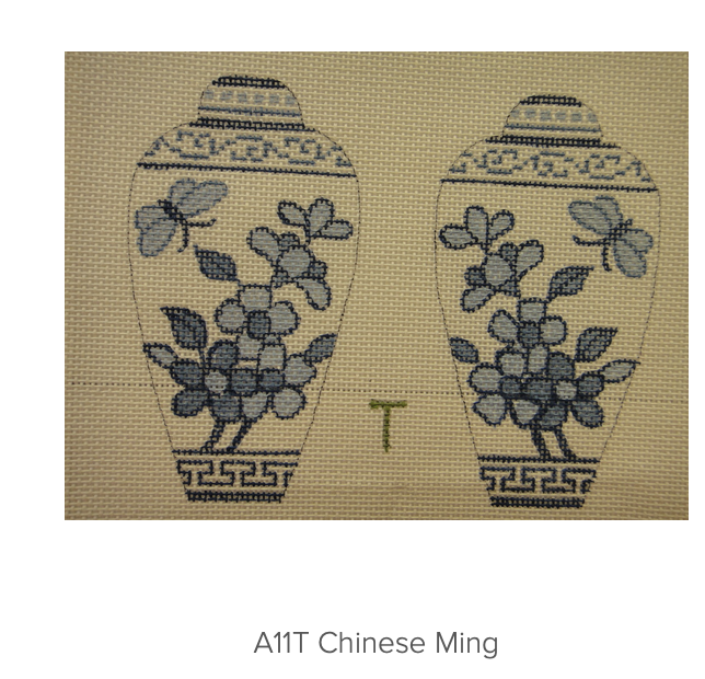 Canvas CHINESE MING SCISSORS CASE  A11T