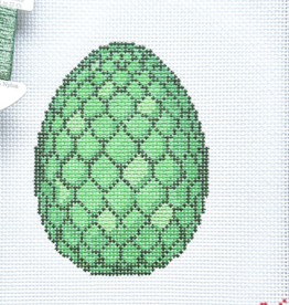 Canvas DRAGON EGG - EMERALD  SB158   5" EGG