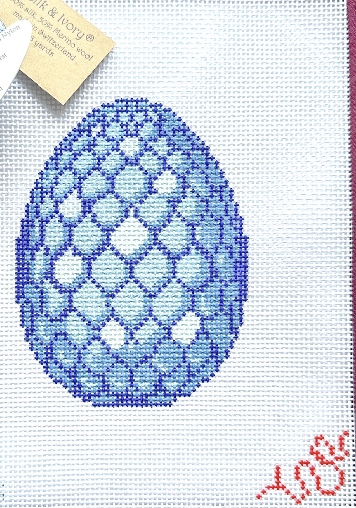 Canvas DRAGON EGG - SAPPHIRE   SB155   5" EGG