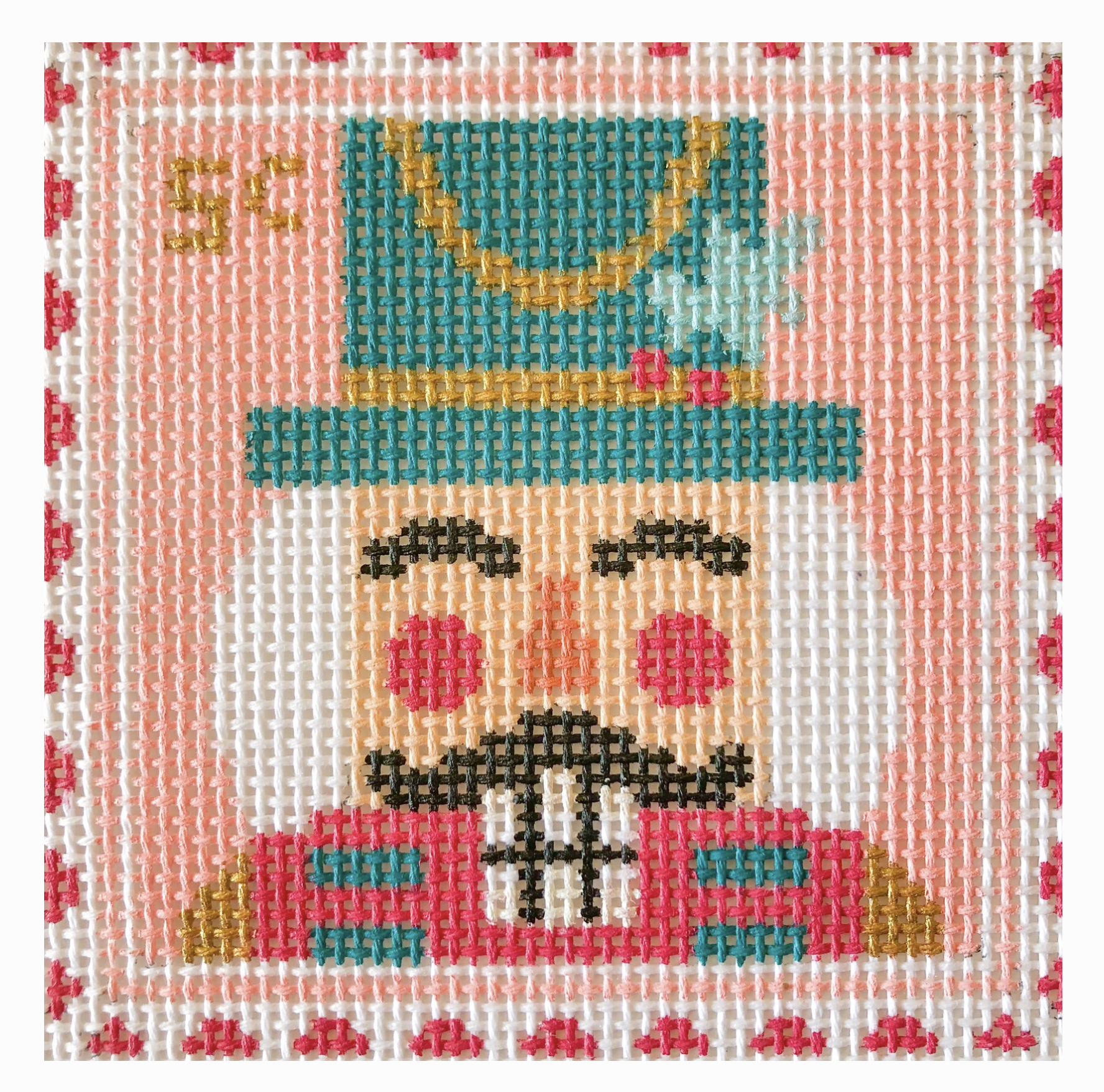 Canvas NUTCRACKER STAMP  4X4"