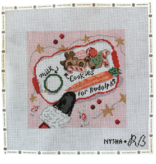 Canvas SANTAS COOKIES 8X8"