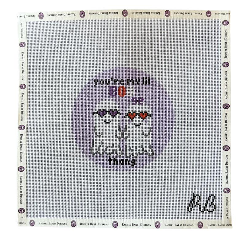 Canvas BOO THANG    4" ROUND