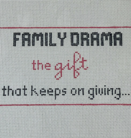 Canvas FAMILY DRAMA  7X4"