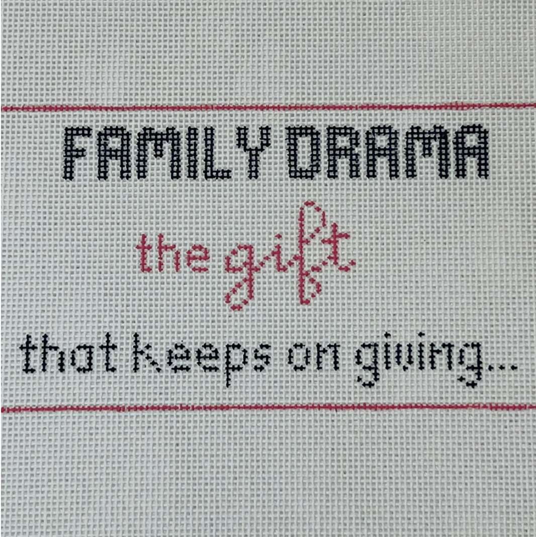 Canvas FAMILY DRAMA  7X4"