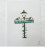 Canvas NO FRANKEN WAY   4" TALL