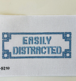 Canvas EASILY DISTRACTED  KCD5210   9.25X3.5"