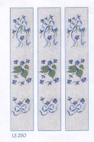 Canvas VIOLETS LUGGAGE STRAPS  LS250