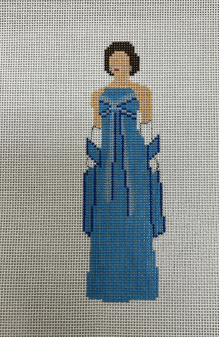 Canvas JACKIE IN BLUE  FD25