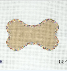 Canvas CANINE COOKIE  ORNAMENT  DB13   5X3"