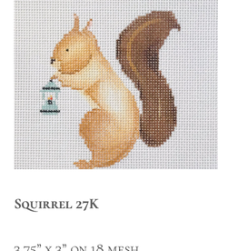 Canvas SQUIRREL  27K  3.75X3"