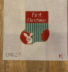 Canvas FIRST CHRISTMAS MINI SOCK  CM627