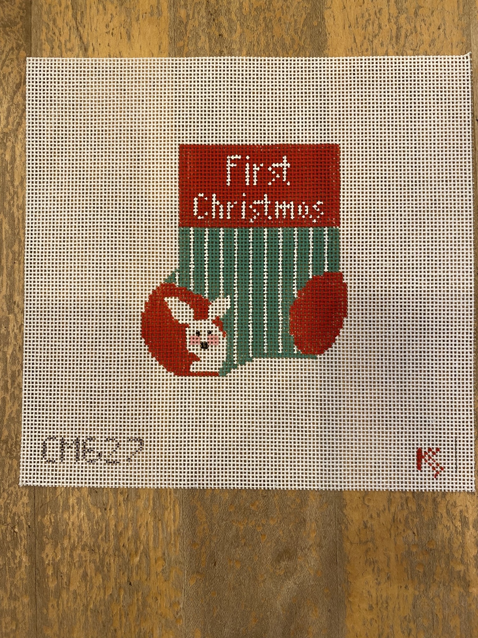 Canvas FIRST CHRISTMAS MINI SOCK  CM627