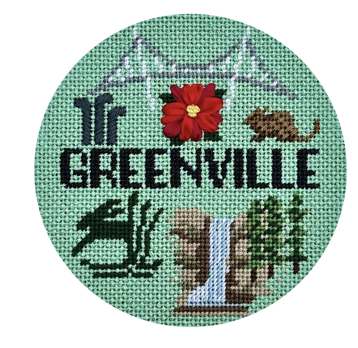 Canvas GREENVILLE  TRAVEL ROUND   4" ROUND