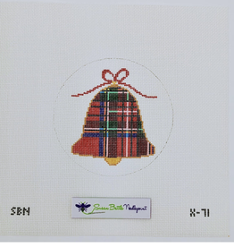 Canvas PLAID BELL X71  4.5" ROUND