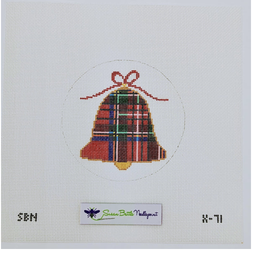 Canvas PLAID BELL X71  4.5" ROUND