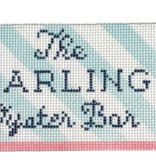 Canvas THE DARLING OYSTER BAR  MATCHBOOK   2.5X5"