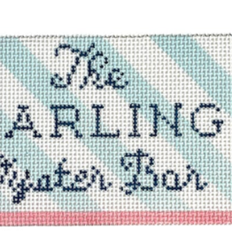 Canvas THE DARLING OYSTER BAR  MATCHBOOK   2.5X5"