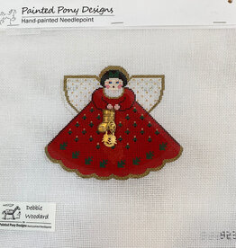 Canvas MERYY CHRISTMAS ANGEL - RED  PP923