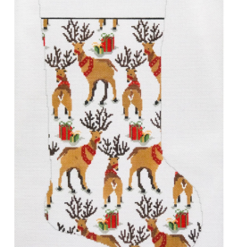 Canvas REINDEER  STOCKING  KCD7608   11X19