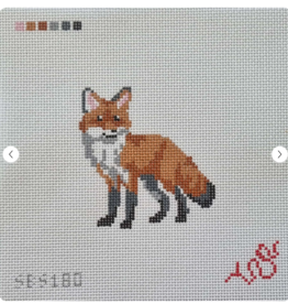 Canvas SPELLBOUND BABY ANIMALS  - FOX SB178