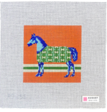 Canvas BLUE HORSE H BLANKET ADW56   5X5"