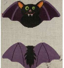 Canvas HALLOWEEN BAT  CLIP-ON BIRD  LL505   6X3"