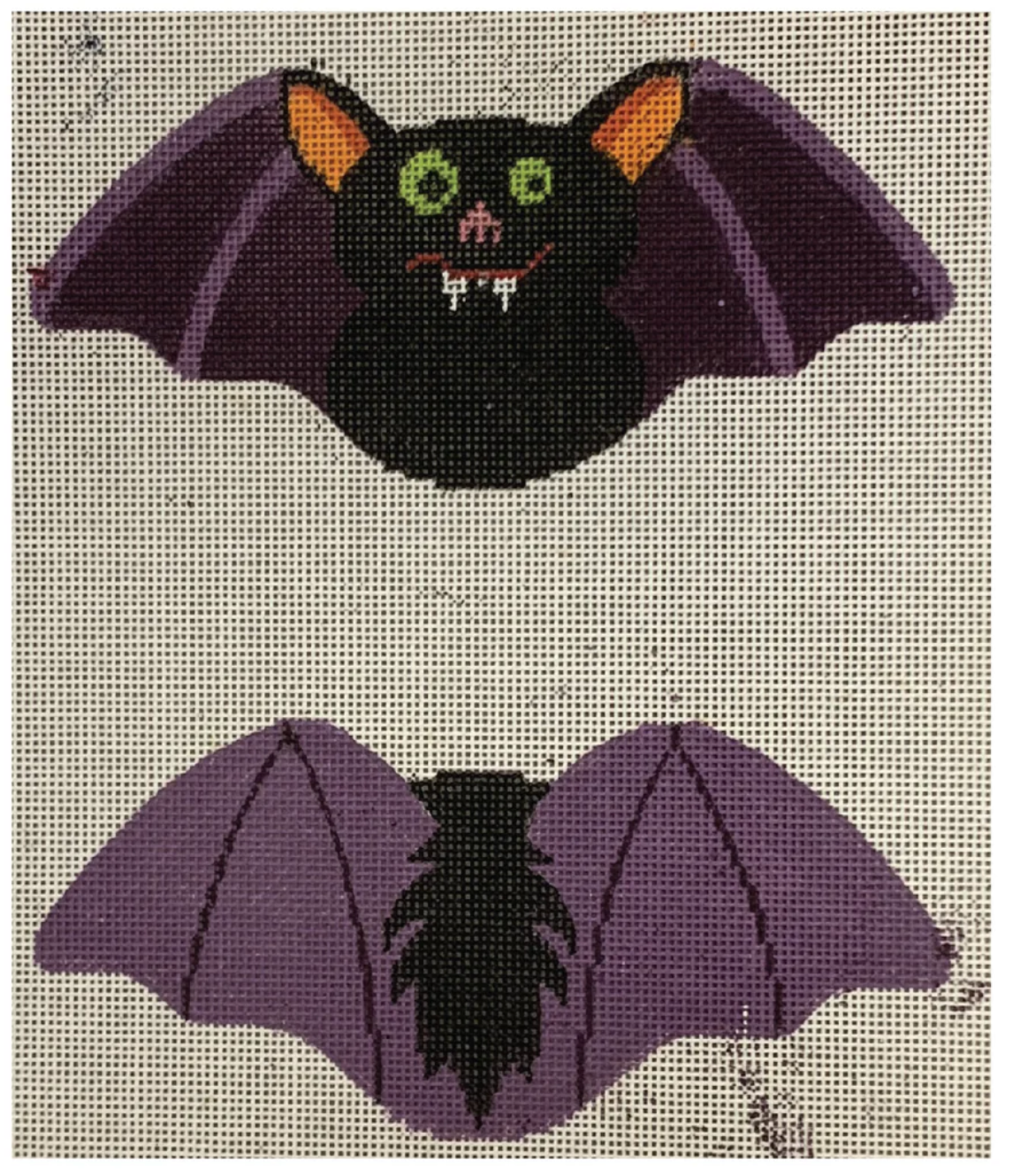 Canvas HALLOWEEN BAT  CLIP-ON BIRD  LL505   6X3"