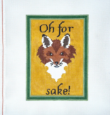 Canvas OH FOR FOX SAKE!  PR20   5.5X8"