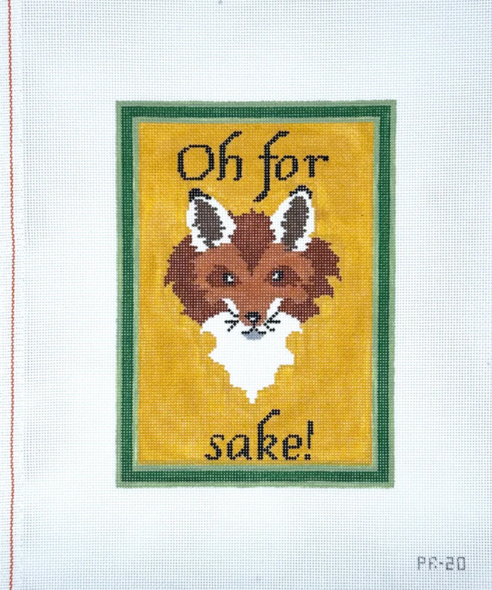 Canvas OH FOR FOX SAKE!  PR20   5.5X8"