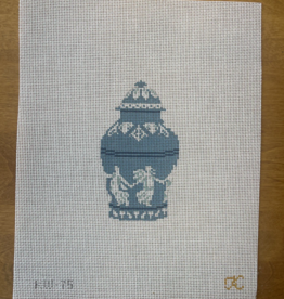 Canvas WEDGEWOOD GINGER JAR KW75   4.5X2.5"