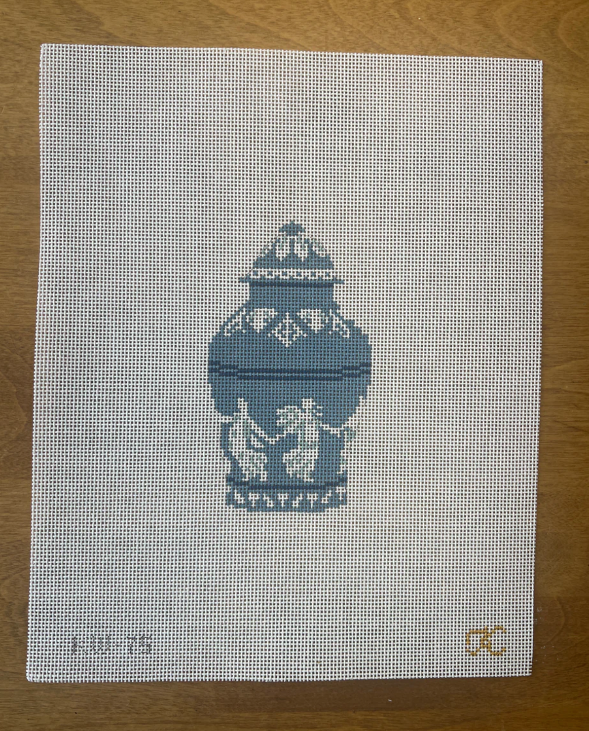 Canvas WEDGEWOOD GINGER JAR KW75   4.5X2.5"