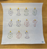 Canvas CANDLE NUMBER SET  TGS11