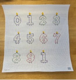 Canvas CANDLE NUMBER SET  TGS11