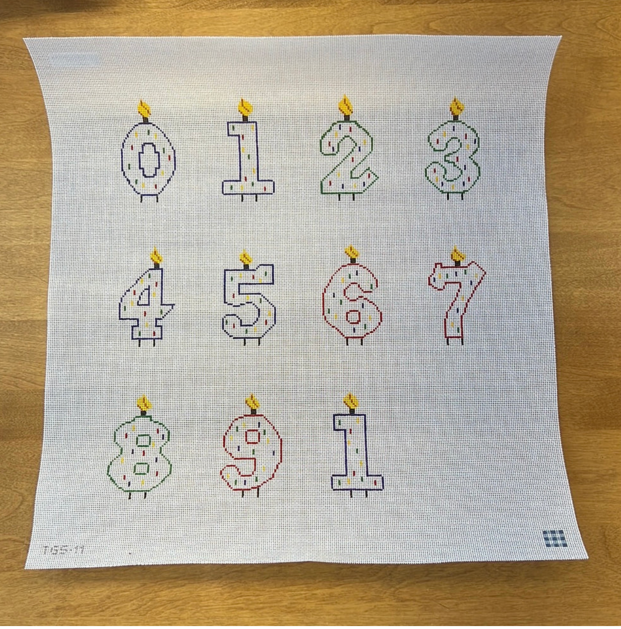 Canvas CANDLE NUMBER SET  TGS11