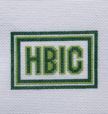 Canvas HBIC  MINI   -  GREEN  SAS0122   2X3"
