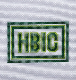 Canvas HBIC  MINI   -  GREEN  SAS0122   2X3"