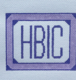 Canvas HBIC   -  PURPLE   SAS0127  4X5"