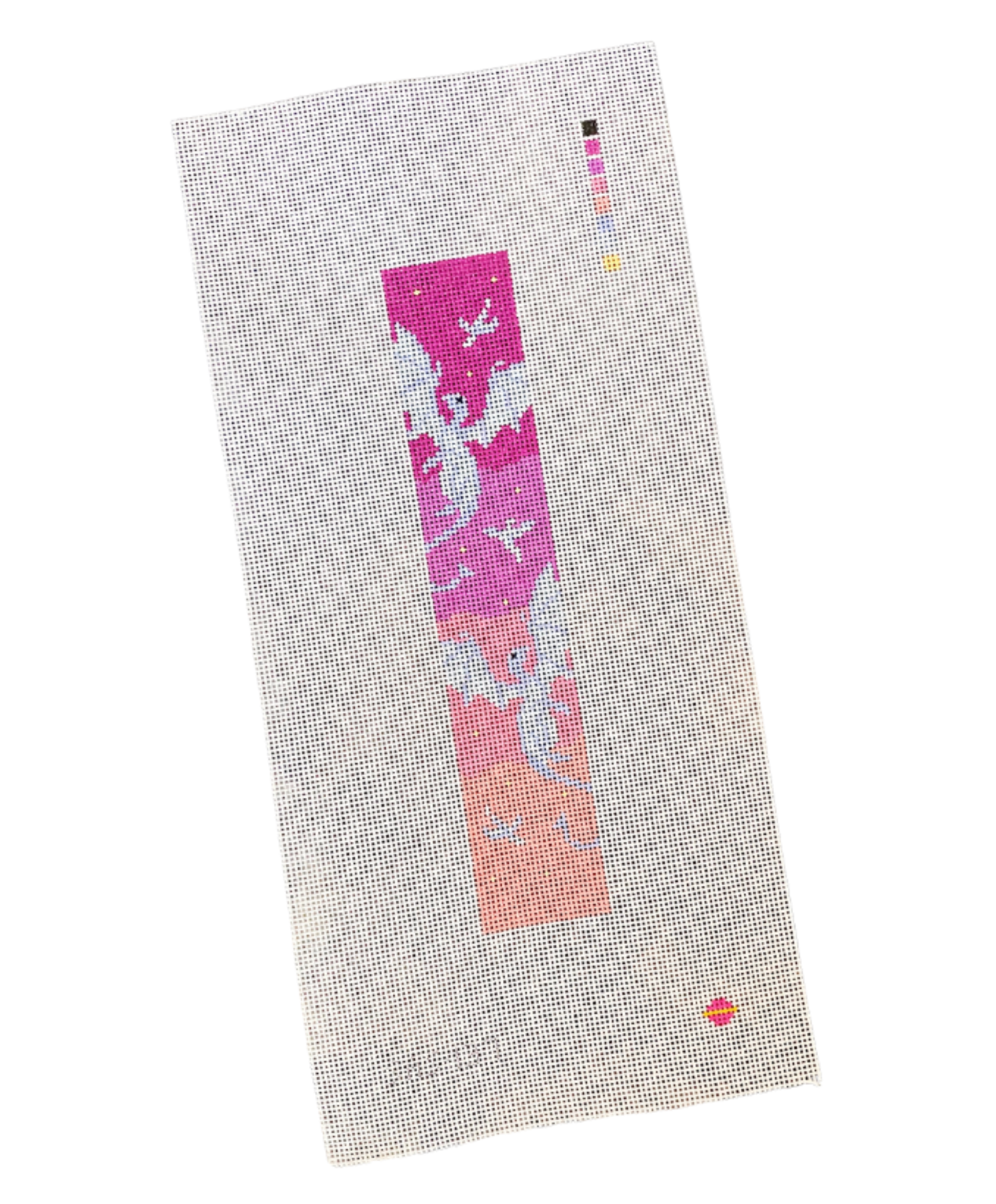 Canvas CELESTIAL DRAGON BOOKMARK  SAS0137   7.5X1.5"