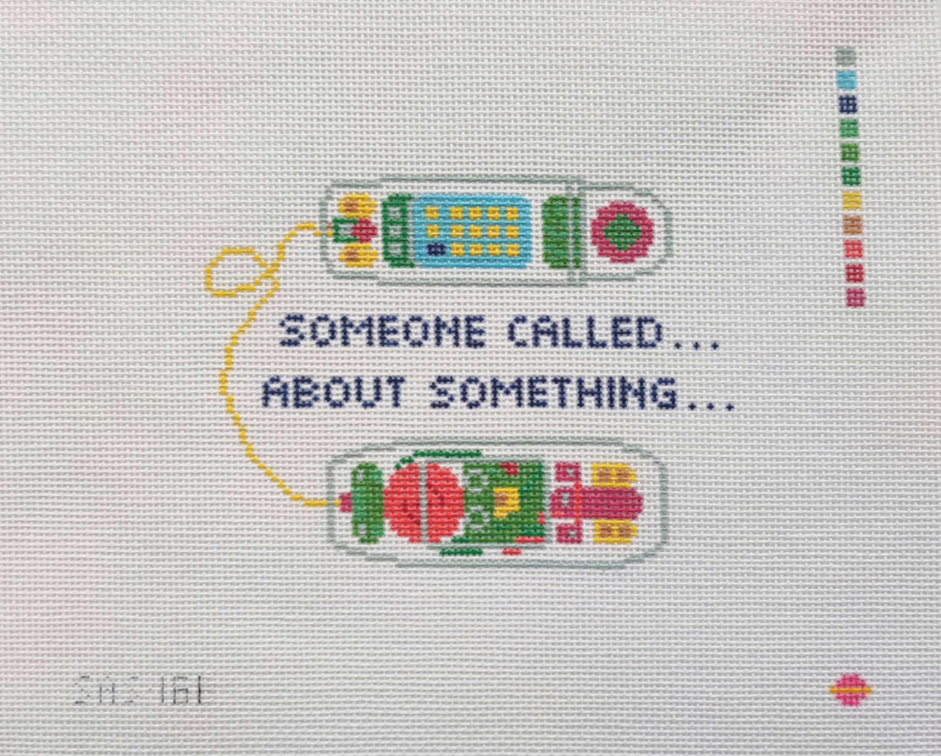 Canvas SOMEONE CALLED... ABOUT SOMETHING...    SAS0182    4X5"