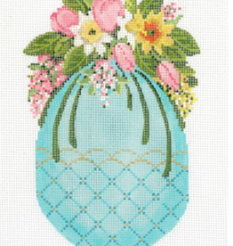 Canvas TURQUOISE EGG  KEA0918   4.25X6.25