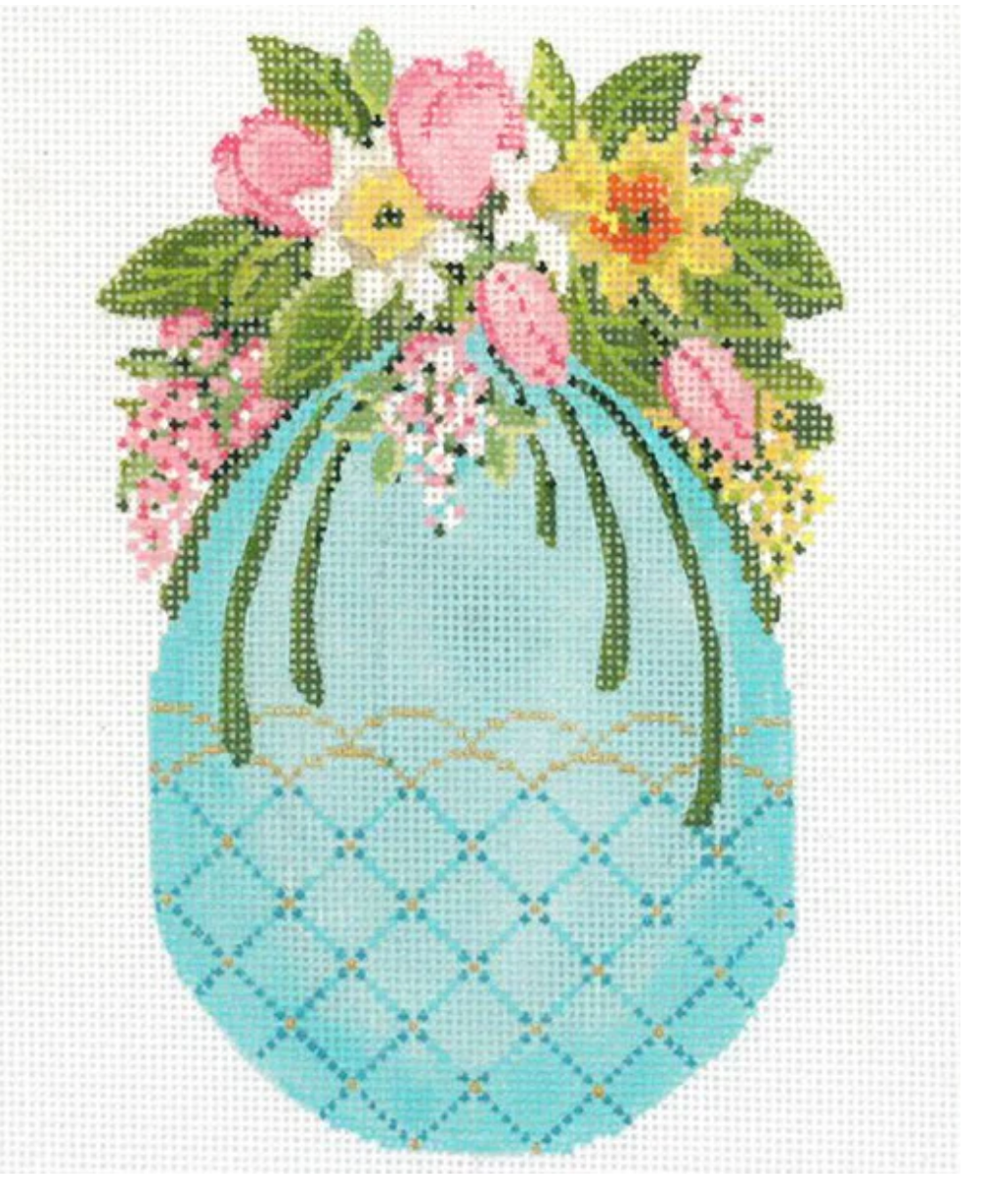 Canvas TURQUOISE EGG  KEA0918   4.25X6.25
