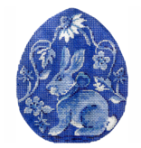 Canvas STRAWBERRY PATCH BUNNY  EGG  KCA9118   4X5"
